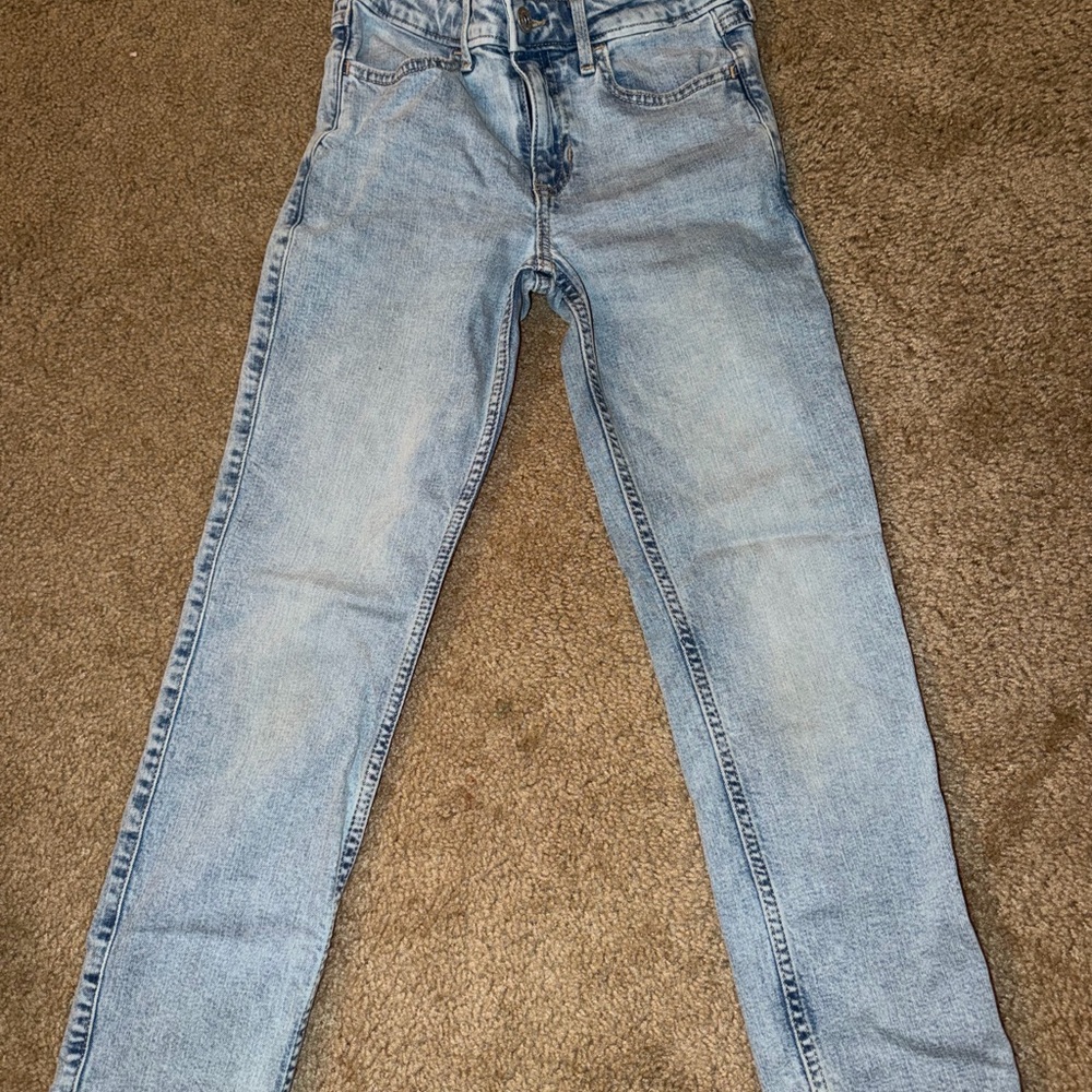 Abercrombie Kids Sky Blue High Rise Jeans